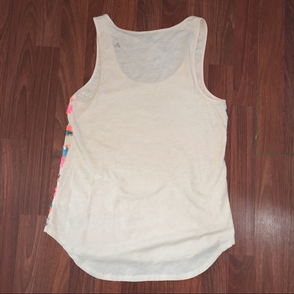 Express sequin patterned top - Picture 3 of 5